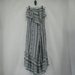 AMERICAN EAGLE RUFFLE STRAPLESS JUMPSUIT ROMPER